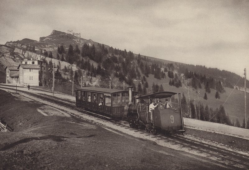 Vitznau Rigi Kulm, Cog Railway by Jean Gaberell