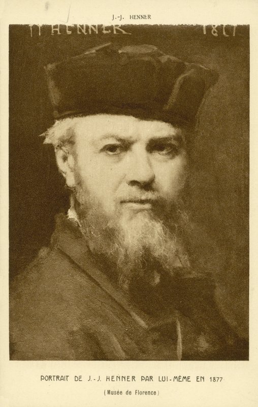 Self-portrait of Jean-Jacques Henner, French artist by Jean Jacques (after) Henner