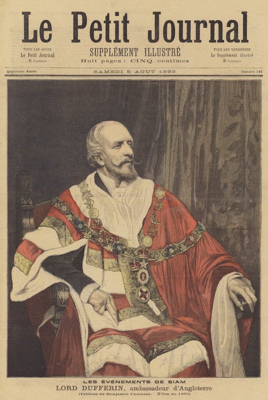 Lord Dufferin, British Ambassador to France by Jean Joseph Benjamin Constant