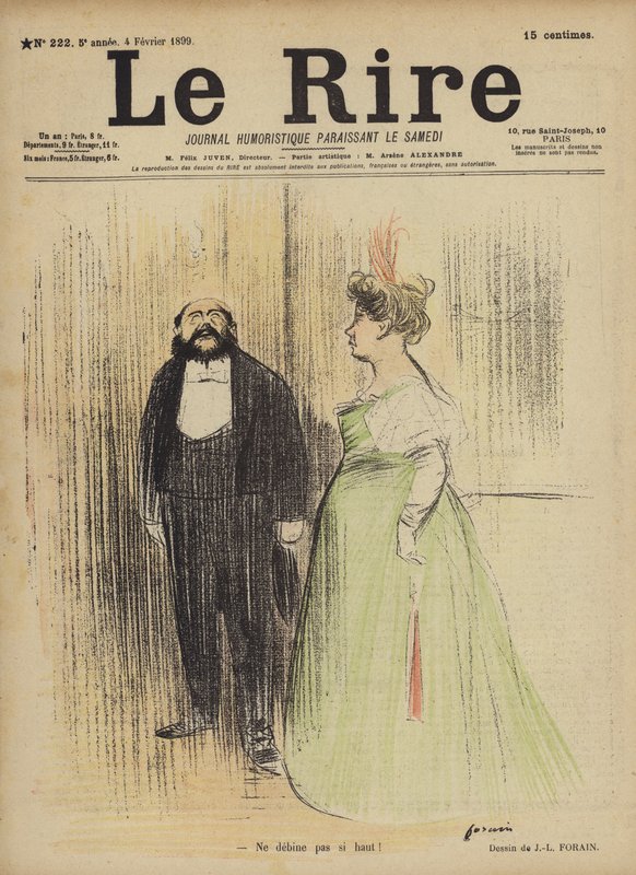 Illustration for Le Rire by Jean Louis Forain
