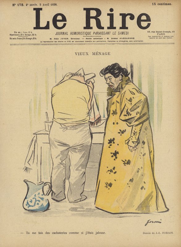 Illustration for Le Rire by Jean Louis Forain