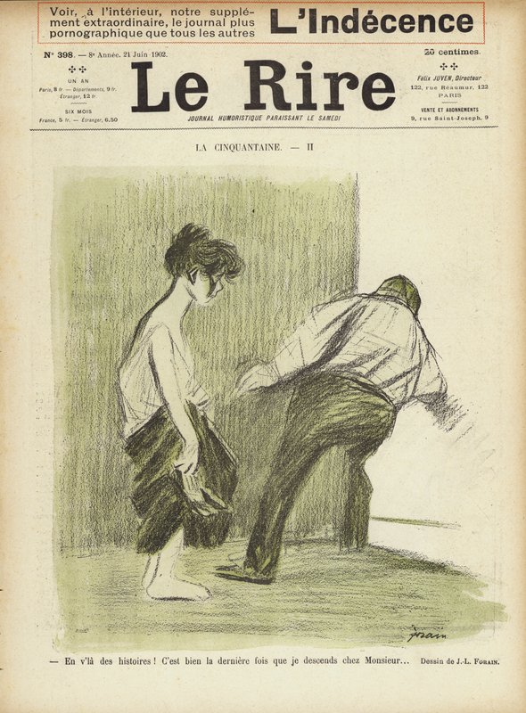 Illustration for Le Rire by Jean Louis Forain