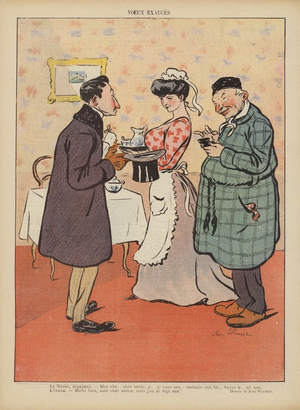 Illustration for Le Rire by Jean Plumet