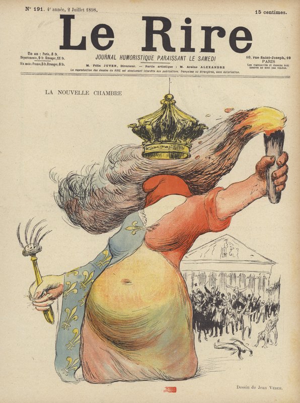 Illustration for Le Rire by Jean Veber