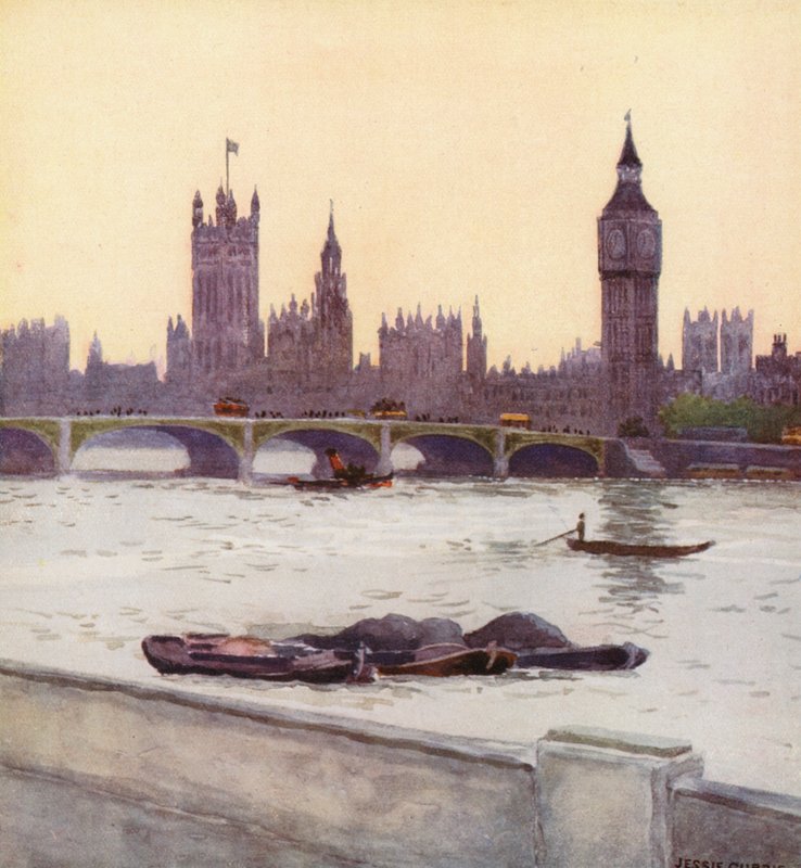The Houses of Parliament by Jessie Currie
