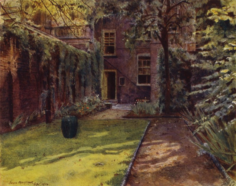 Carlyle House, View of Garden and House by Jessie MacGregor