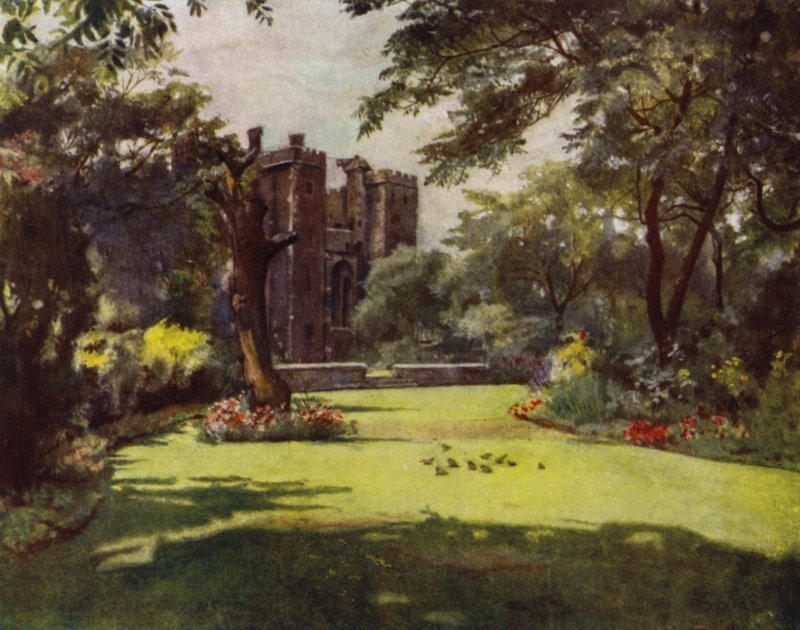 Lambeth, The Palace from the Gardens by Jessie MacGregor
