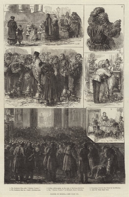 Easter in Russia by Johann Nepomuk Schonberg