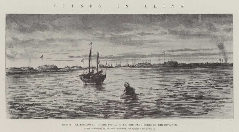 Scenes in China by Johann Nepomuk Schonberg