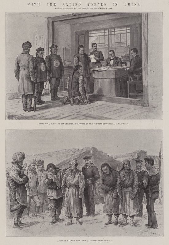 With the Allied Forces in China by Johann Nepomuk Schonberg