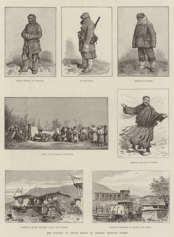 The Journey of Prince Henry of Orleans through Thibet by Johann Nepomuk Schonberg