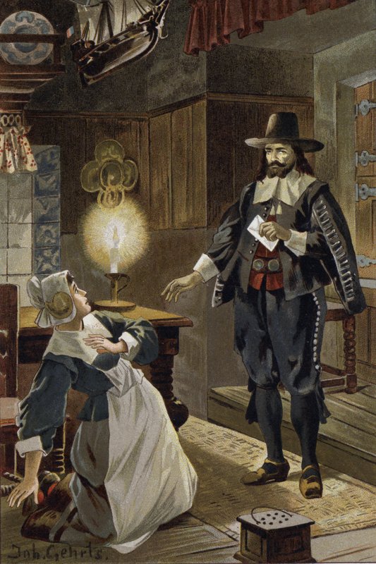 Illustration for The Flying Dutchman, or Der Fliegende Hollander by Johannes (after) Gehrts