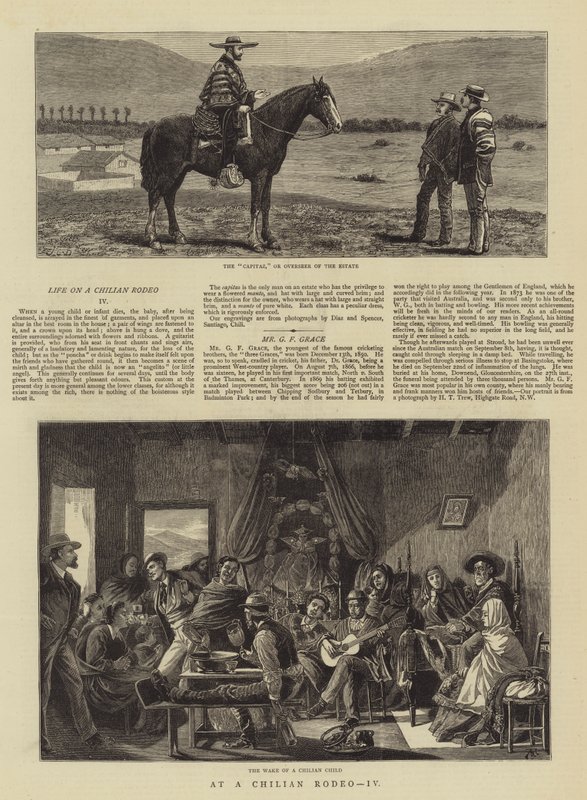 At a Chilian Rodeo, IV by John Charles Dollman