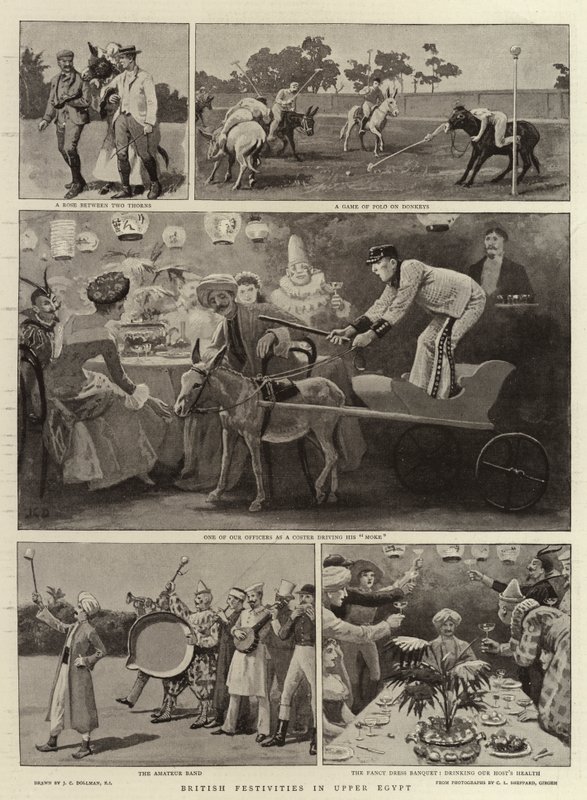 British Festivities in Upper Egypt by John Charles Dollman