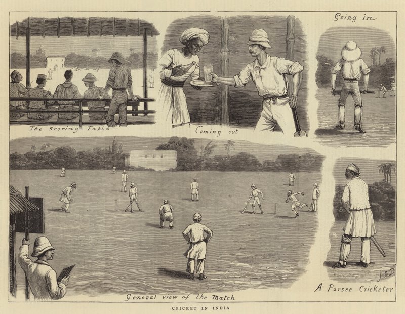 Cricket in India by John Charles Dollman