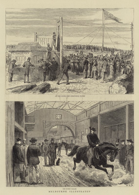 Melbourne Illustrated by John Charles Dollman