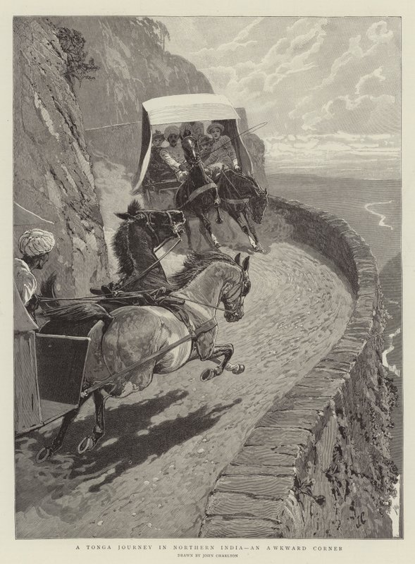 A Tonga Journey in Northern India, An Awkward Corner by John Charlton