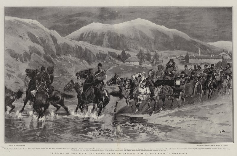 In Search of Miss Stone, the Departure of the American Mission from Seres to Djuma-Bali by John Charlton