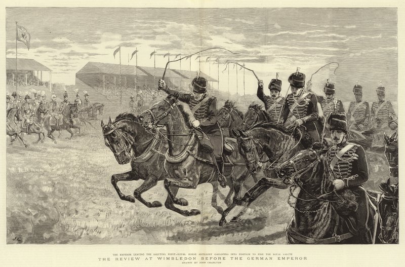 The Review at Wimbledon before the German Emperor by John Charlton