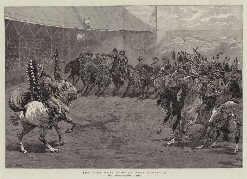 The Wild West Show at West Brompton by John Charlton