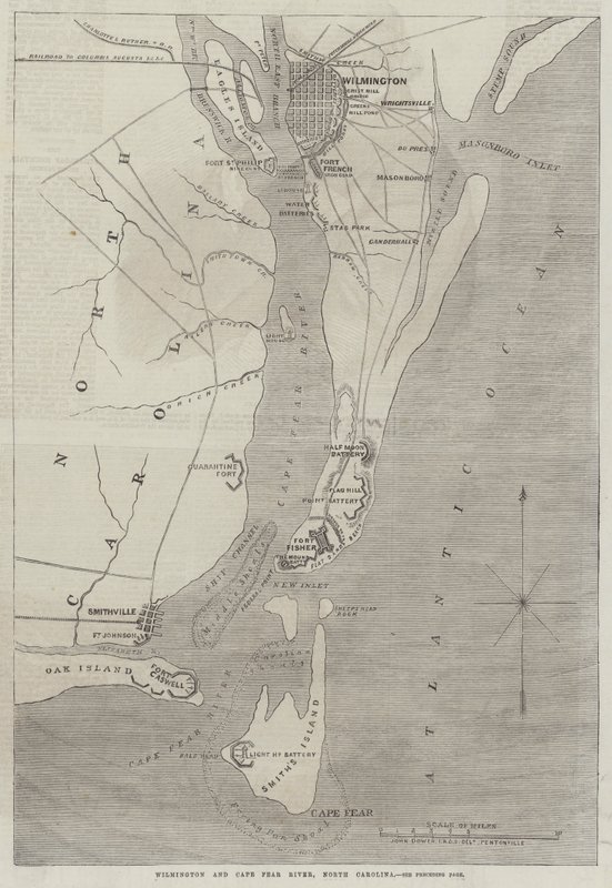 Wilmington and Cape Fear River, North Carolina by John Dower
