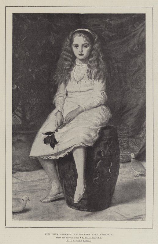 Miss Nina Lehmann, Afterwards Lady Campbell by John Everett Millais