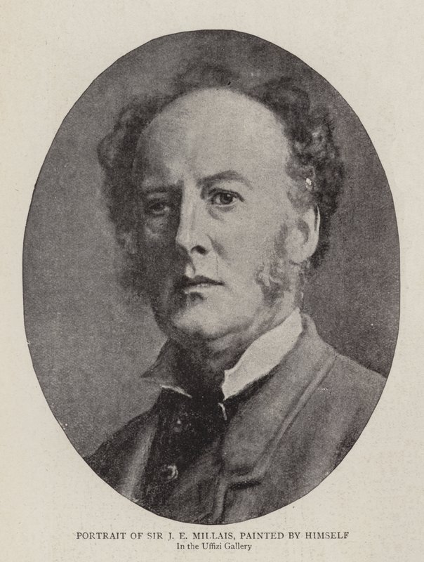 Portrait of Sir J E Millais, painted by himself by John Everett Millais