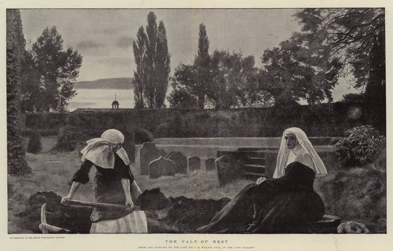 The Vale of Rest by John Everett Millais