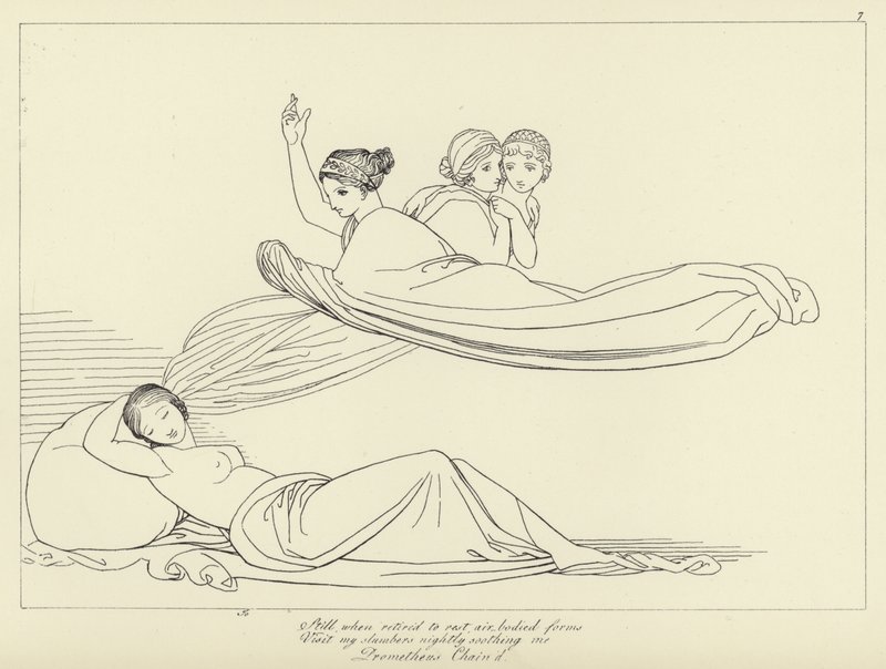Prometheus Chained by John Flaxman