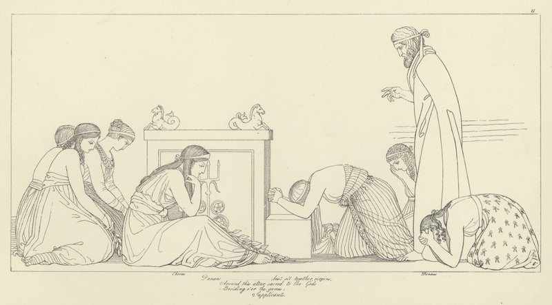 The Supplicants by John Flaxman
