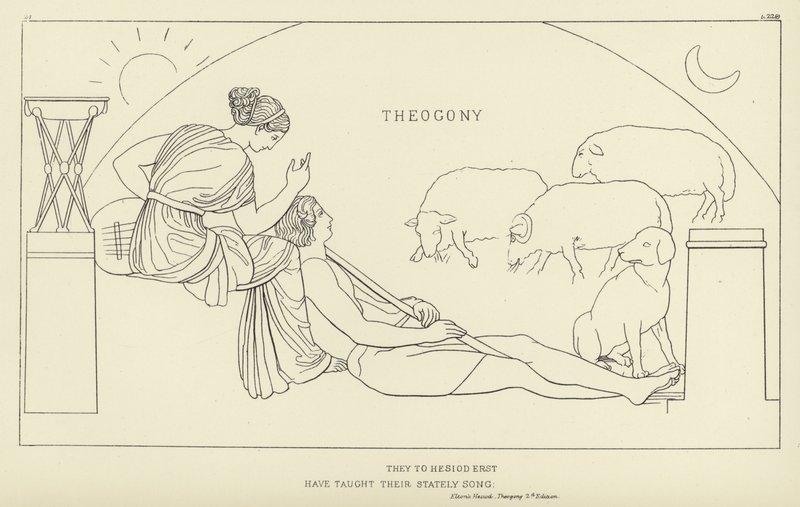 Theogony by John Flaxman