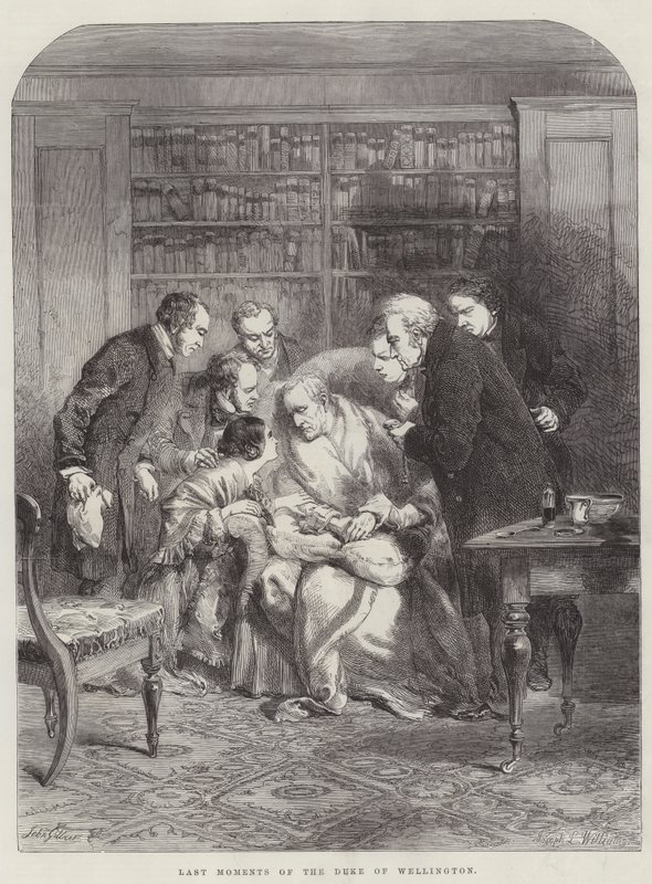 Last Moments of the Duke of Wellington by John Gilbert