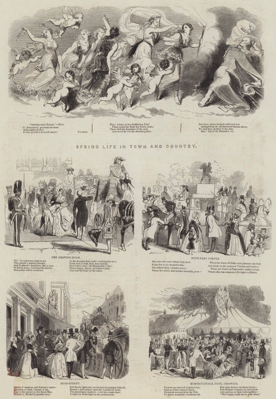 Spring Life in Town and Country by John Gilbert