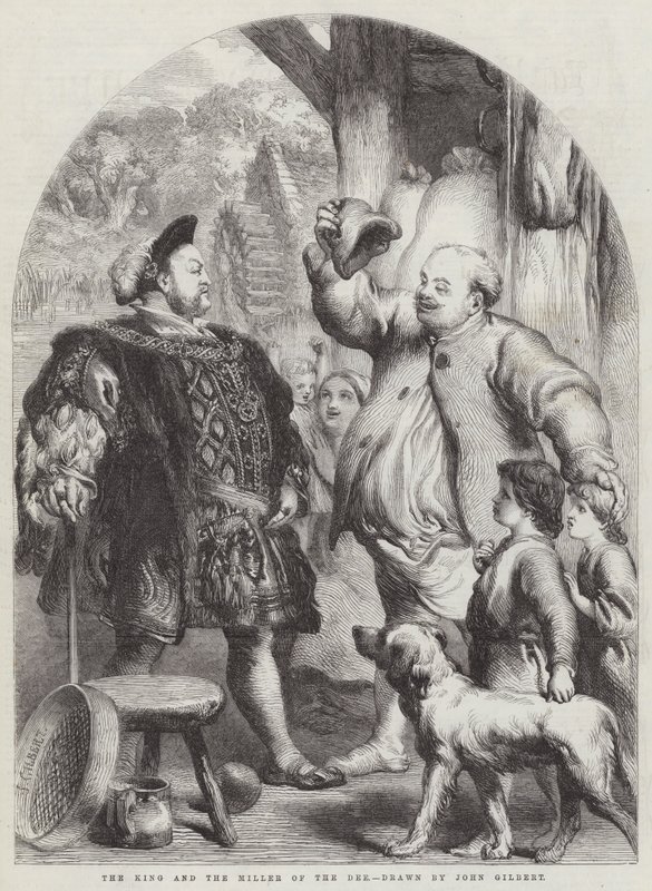 The King and the Miller of the Dee by John Gilbert