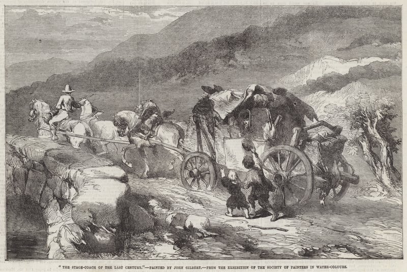 The Stage-Coach of the Last Century by John Gilbert