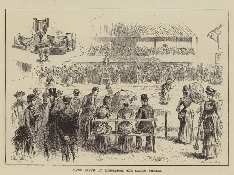 Lawn Tennis at Wimbledon, the Ladies