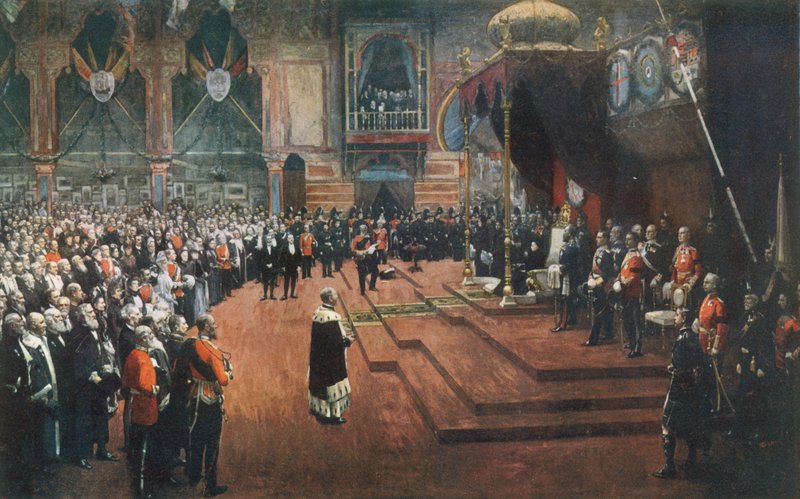 State Visit of Queen Victoria to the Glasgow International Exhibition, 22 August 1888 by John Lavery