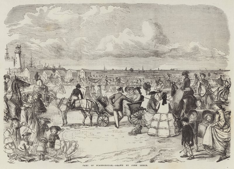 Part of Scarborough by John Leech