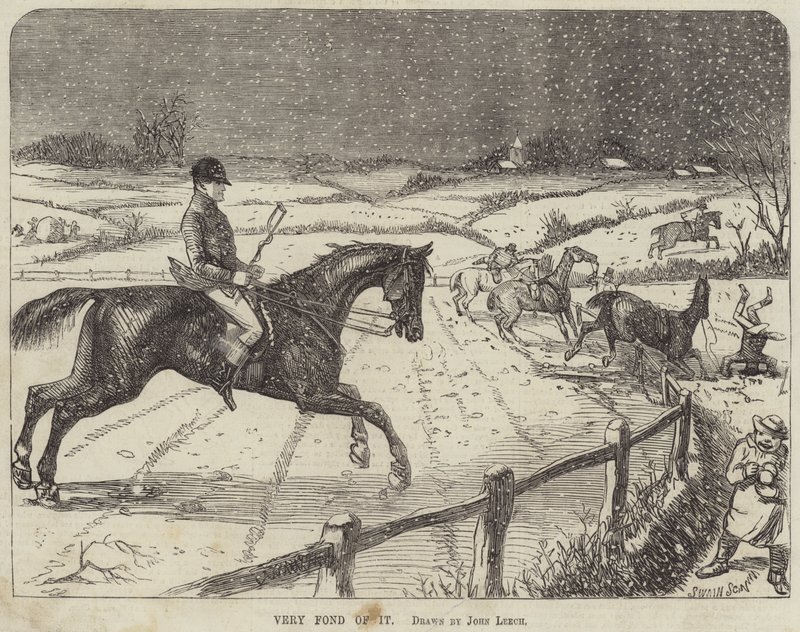 Very Fond of It by John Leech