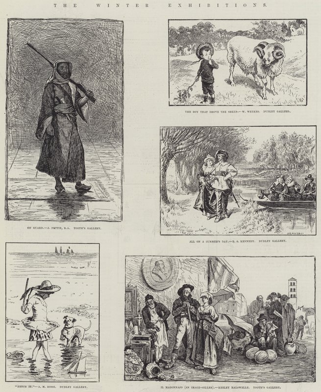 The Winter Exhibitions by John Pettie
