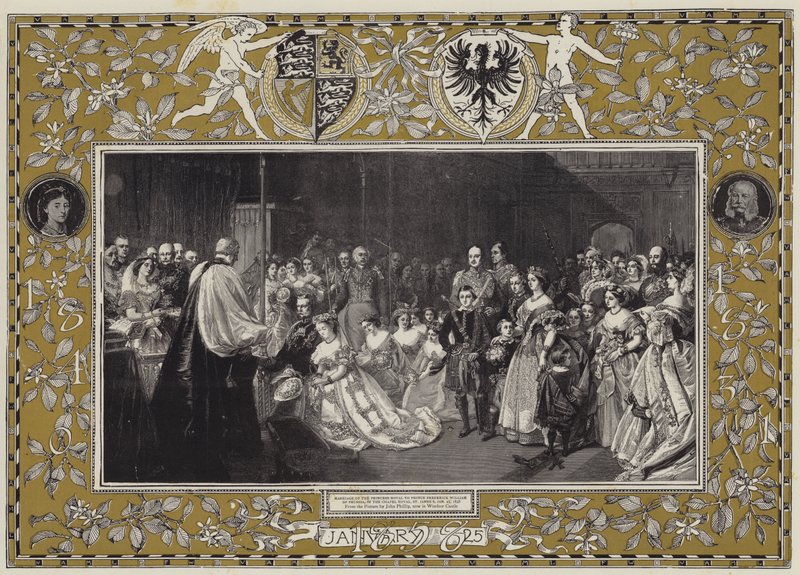Marriage of the Princess Royal to Prince Frederick William of Prussia, in the Chapel Royal, St James