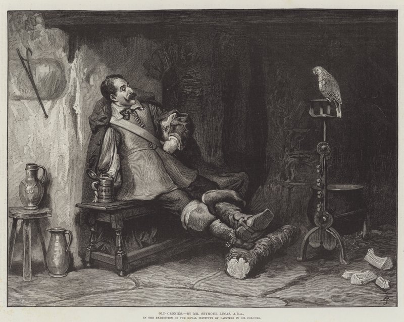 Old Cronies by John Seymour Lucas