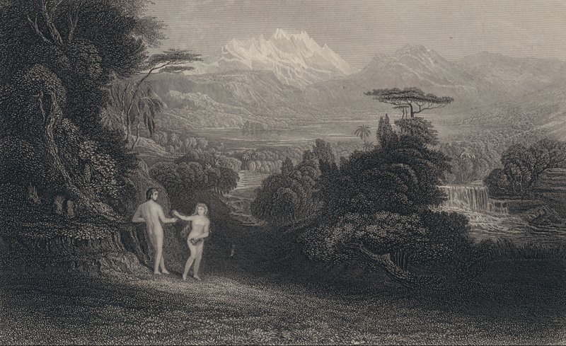 The Fall of Man by John after Martin
