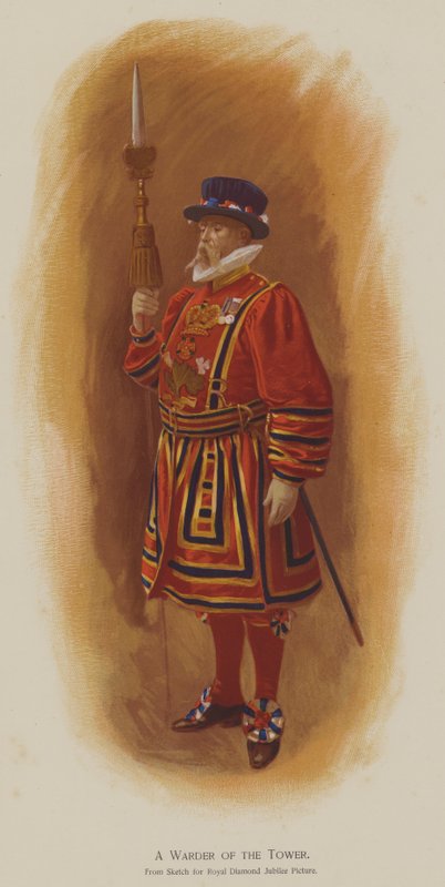 A Warder of the Tower by John (after) Charlton