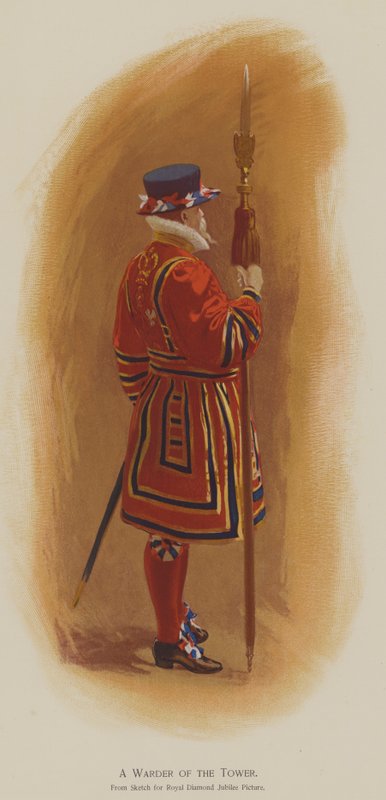A Warder of the Tower by John (after) Charlton