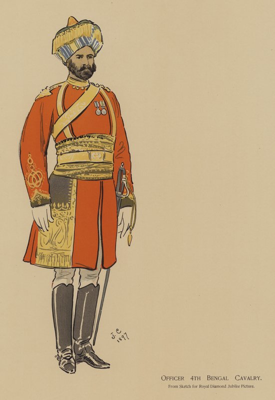 Officer 4th Bengal Cavalry by John (after) Charlton