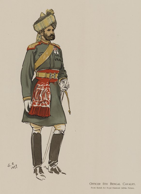 Officer 8th Bengal Cavalry by John (after) Charlton