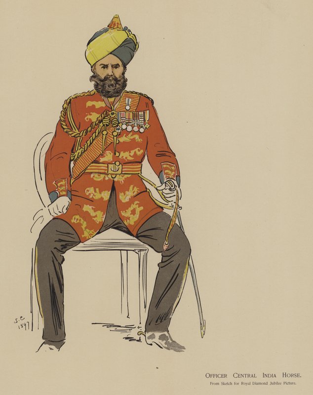 Officer Central India Horse by John (after) Charlton