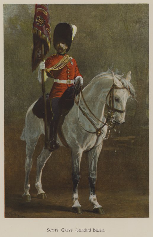 Scots Greys, Standard Bearer by John (after) Charlton