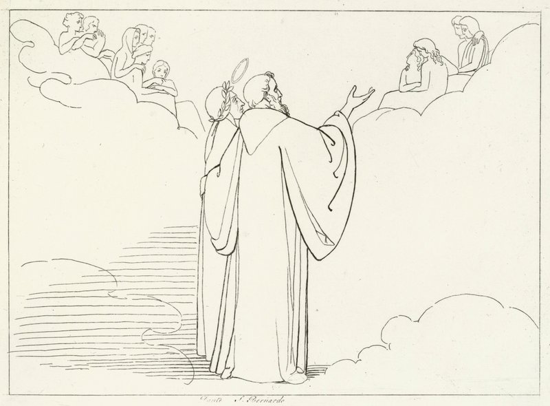 Order of the Patriarchs, Paradise, Canto 32 by John (after) Flaxman